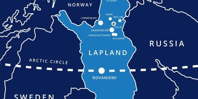Mapa saariselka, Finsko